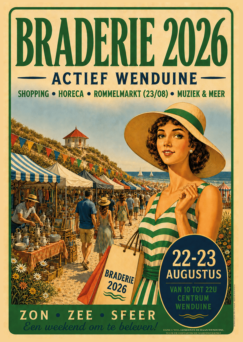 Braderie Wenduine 2026 vintage collection